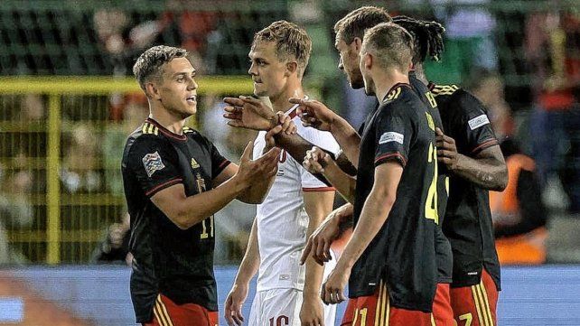 Bélgica goleó a Polonia por 6 a 1 en la Nations League.