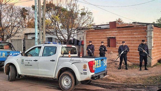 Mujer detenida en Concordia. Mujer detenida en Concordia.