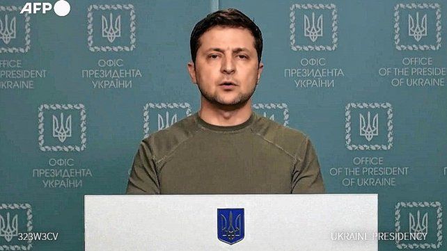 Vlodimir Zelenski, presidente de Ucrania.