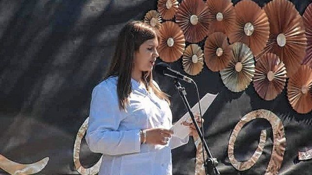 La La docente. Silvina Bernardi destacó su paso por la escuela Nº7