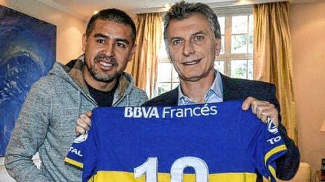 Riquelme competirá contra Mauricio Macri Riquelme competirá contra Mauricio Macri