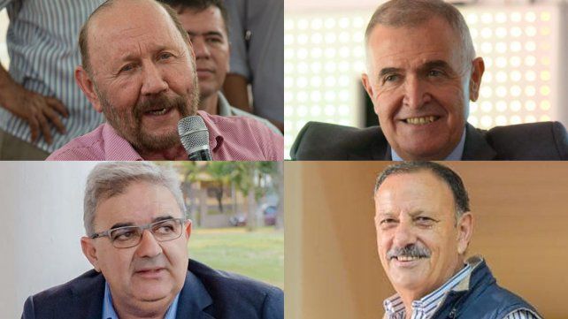 De izq. a der. de arriba a abajo: Insfrán, Jaldo, Jalil y Quintela De izq. a der. de arriba a abajo: Insfrán, Jaldo, Jalil y Quintela