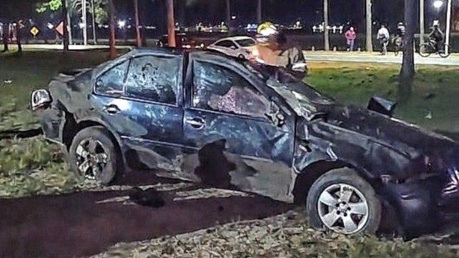 Así quedó uno de los vehículos involucrados en el accidente en Federación. Así quedó uno de los vehículos involucrados en el accidente en Federación.