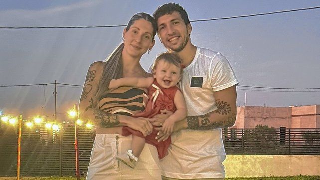 Eric con su familia: Ivis y Delfi.