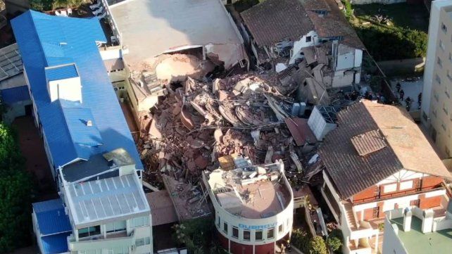 Derrumbe en el hotel de Villa Gesell: encontraron muerto a un jubilado Derrumbe en el hotel de Villa Gesell: encontraron muerto a un jubilado