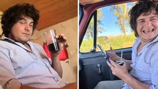 El "Milei chacarero" es de Entre Ríos y sorprende por su parecido El "Milei chacarero" es de Entre Ríos y sorprende por su parecido