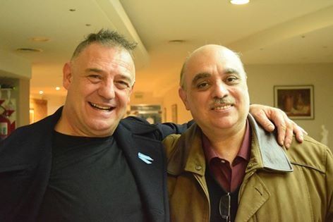 Ricardo Iorio junto al dirigente neonazi Alerjandro Biondini.