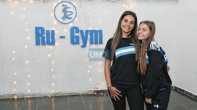 Micaela y Valentina Astudilla, las dos profes del Ru-Gym. Micaela y Valentina Astudilla, las dos profes del Ru-Gym.