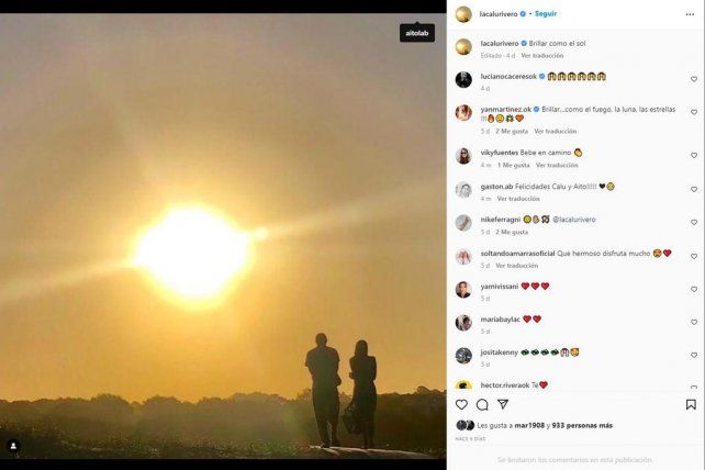 La artista Calu Rivero, también conocida como Dignity, está embarazada del hijo de un ex Presidente de la Nación