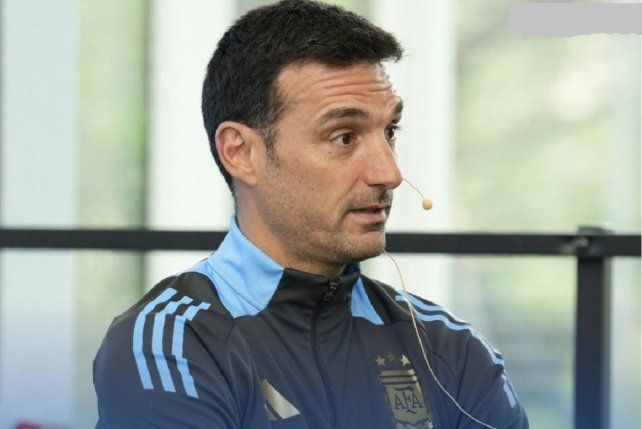 Lionel Scaloni brindó una conferencia de prensa en Miami. Lionel Scaloni brindó una conferencia de prensa en Miami.