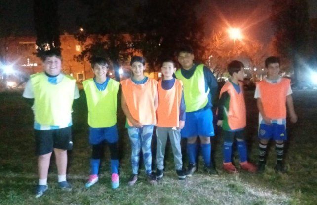 Escuela de fútbol infantil El Podio, del barrio José Hernández. Escuela de fútbol infantil El Podio, del barrio José Hernández.