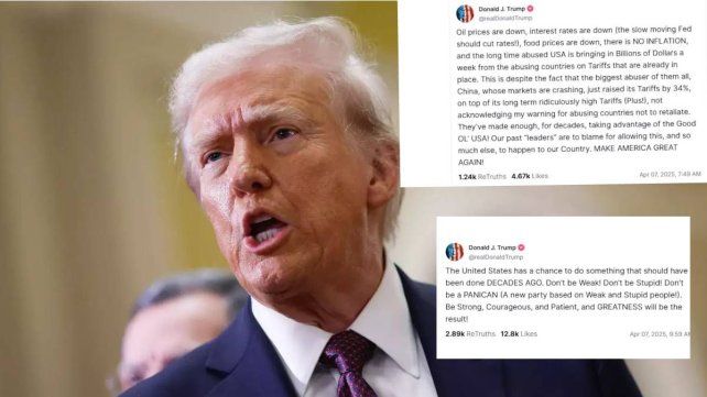 Donald Trump defendió sus aranceles a las importaciones y criticó a China: Donald Trump defendió sus aranceles a las importaciones y criticó a China: