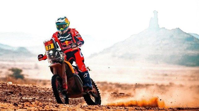 Luciano Benavides llegó segundo en Motos. Luciano Benavides llegó segundo en Motos.
