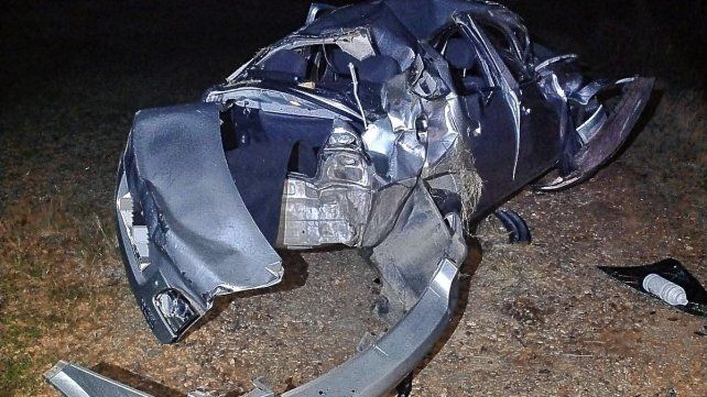 Vuelco en ruta 14. Vuelco en ruta 14.