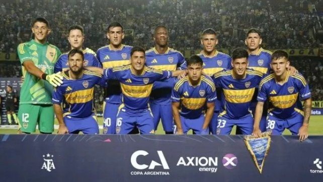 Los jugadores de Boca por Copa Argentina. Los jugadores de Boca por Copa Argentina.