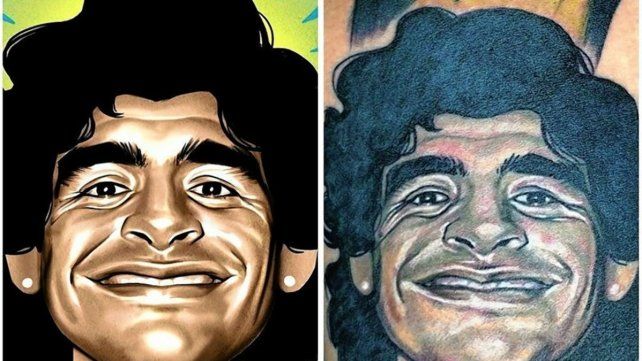 Diego Maradona, desde la mirada del artista paranaense Gonzalo Rodríguez