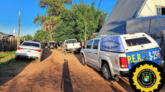 Allanamientos en Concordia. Allanamientos en Concordia.