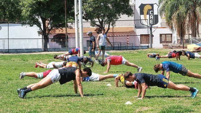 El seleccionado entrerriano trabajó este miércoles en la sede central del CAE.