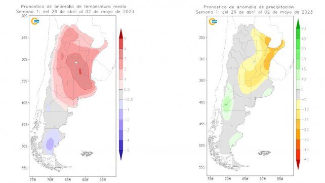 EL SMN registra máximas de 26° para Entre Ríos.