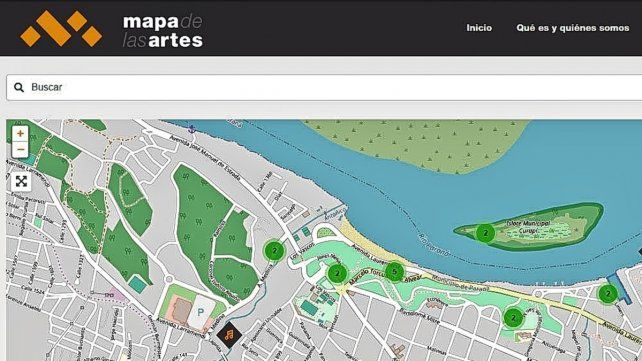El sitio de Mapa de las Artes permite geolocalizar expresiones y espacios culturales en Paraná