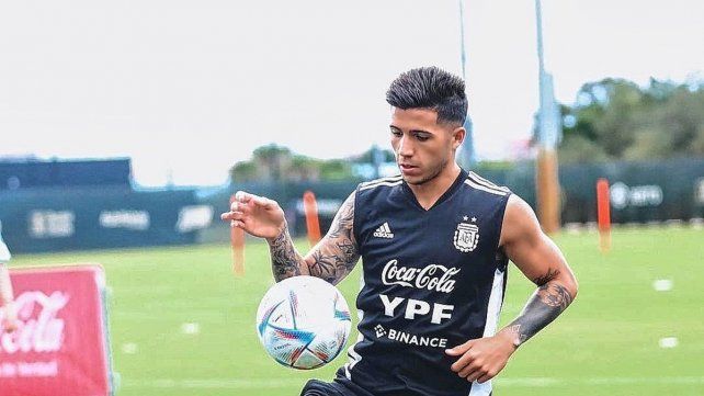Enzo Fernández y la chance del debut en la Selección.