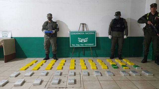 El operativo fue llevado adelante por personal de Gendarmería.