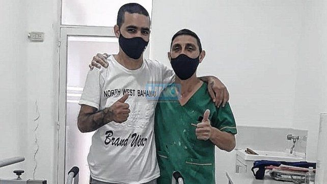 Solidaridad. Román recuperó la esperanza.