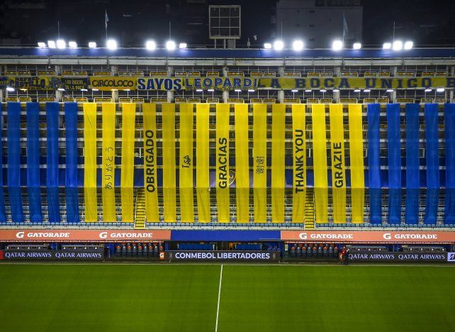 Así luce la Bombonera.