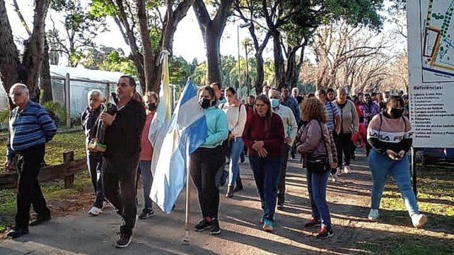 La procesión. De este lunes está prevista para las 16.30 y la misa a las 17. La procesión. De este lunes está prevista para las 16.30 y la misa a las 17.