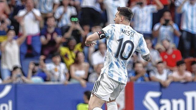 Messi, figura con cinco goles.