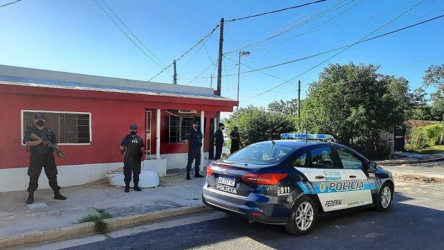 El allanamiento fue en la tarde del sábado.