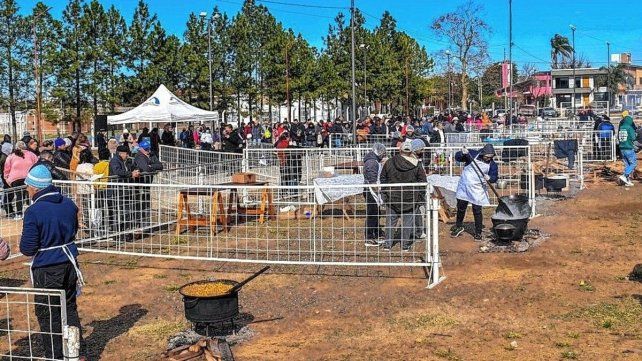 Concurso de locro en Chajarí. Concurso de locro en Chajarí.
