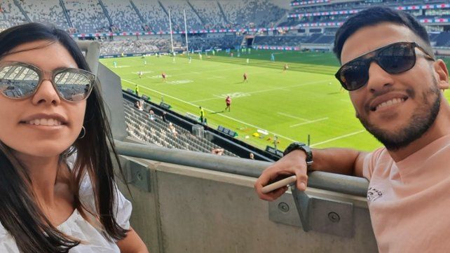 Sabrina Ledesma se radicó en Australia y observó la histórica victoria de Los Pumas ante Nueva Zelanza.