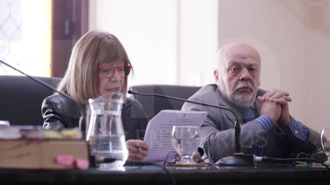 La jueza Noemí Berros leyó el adelanto de sentencia.