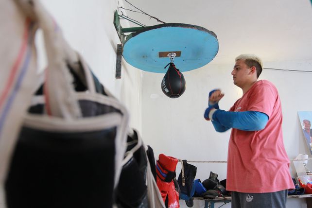 González busca que el boxeo sea fuerte en Peñarol. Foto UNO/Juan Ignacio Pereira