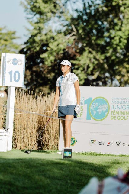 Mía Yaya fue parte de un debut histórico para el golf argentino Mía Yaya fue parte de un debut histórico para el golf argentino