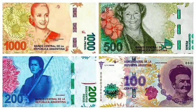 Billetes tendrán nuevamente imágenes de los y las próceres nacionales: se incorporan figuras femeninas para respetar la paridad de género en el peso argentino