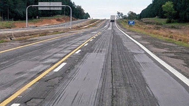 El estado de la ruta 14.
