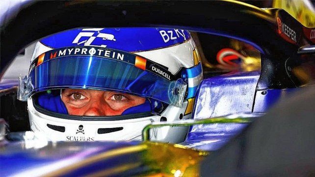 Franco Colapinto en los ensayos en México. Franco Colapinto en los ensayos en México.