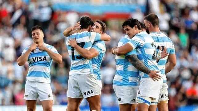 Los Pumas post victoria ante Australia. Los Pumas post victoria ante Australia.