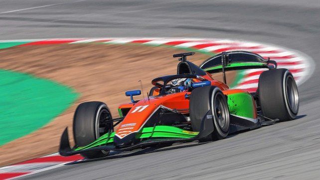 Franco Colapinto probó en Barcelona. Franco Colapinto probó en Barcelona.