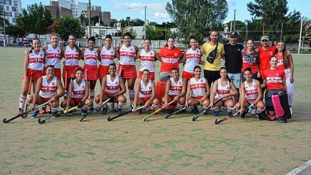 Las chicas de Talleres, preparadas.