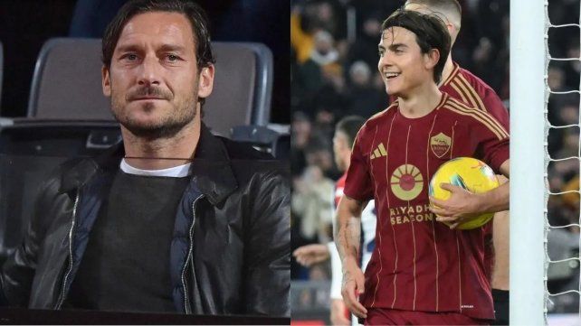 Totti se rindió a los pies de Dybala. Totti se rindió a los pies de Dybala.