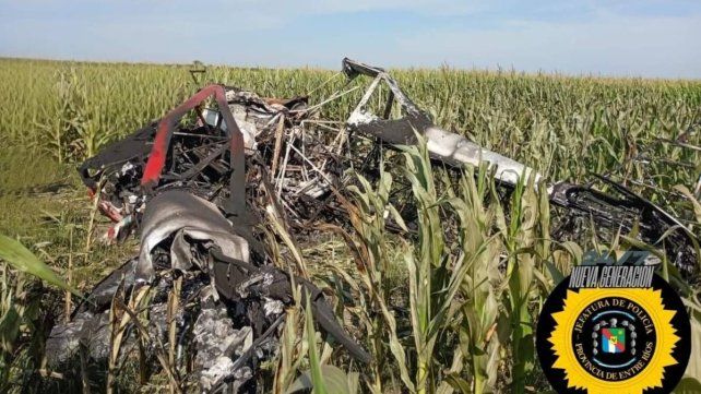 Feliciano: se estrelló una avioneta que realizaba tareas de fumigación Feliciano: se estrelló una avioneta que realizaba tareas de fumigación