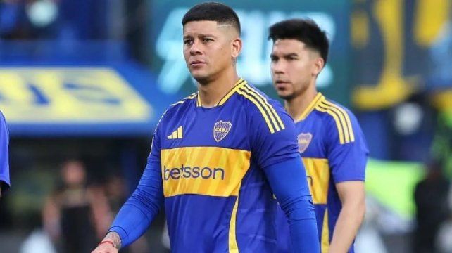 Marcos Rojo en el clásico que se disputó en La Bombonera. Marcos Rojo en el clásico que se disputó en La Bombonera.