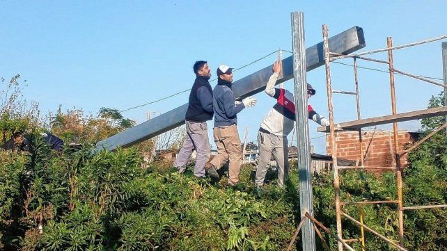 Avanza la construcción de un SUM Avanza la construcción de un SUM
