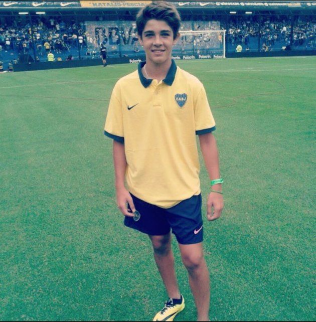 Vicente Taborda fue alcanzapelotas en un partido de Boca ante Atlético Rafaela.