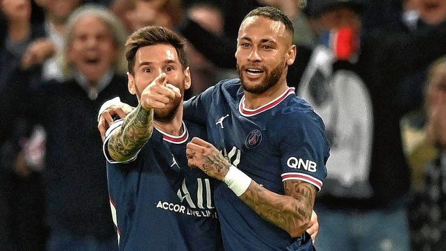 Lionel Messi y Neymar en el PSG.