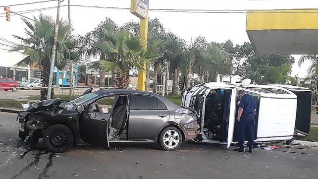 El accidente ocurrió en la zona oeste de Concordia.