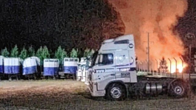 Nuevo incendio forestal en Concordia. Nuevo incendio forestal en Concordia.